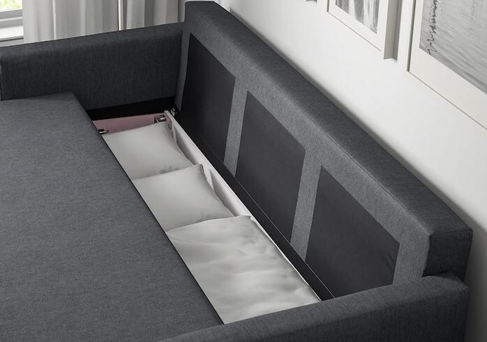 Friheten Schlafsofa Stauraum